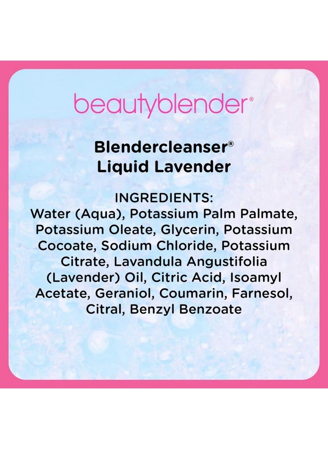 beautyblender beautyblender® | Blendercleanser® Liquid Lavender Beauty Blender Cleanser, Cleaning Makeup Sponges, Brushes & Applicators, 5 oz  - Image 5