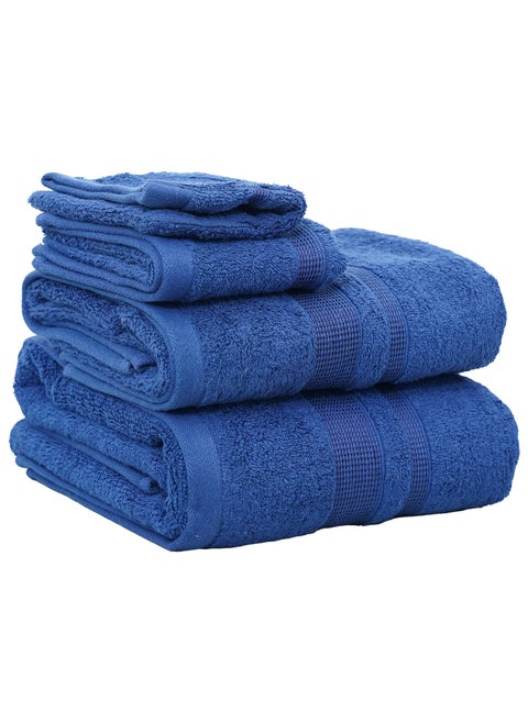 4 Piece Towel Set 550 GSM Quick Dry Highly Absorbent Thick Soft Hotel Quality