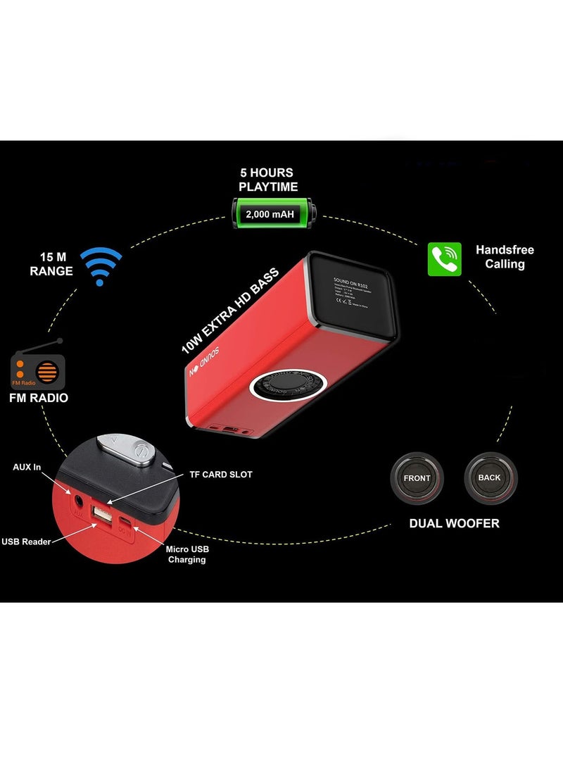 Portable RGB Bluetooth Speaker – Wireless 10W HD Bass with LED Lights - Image 4