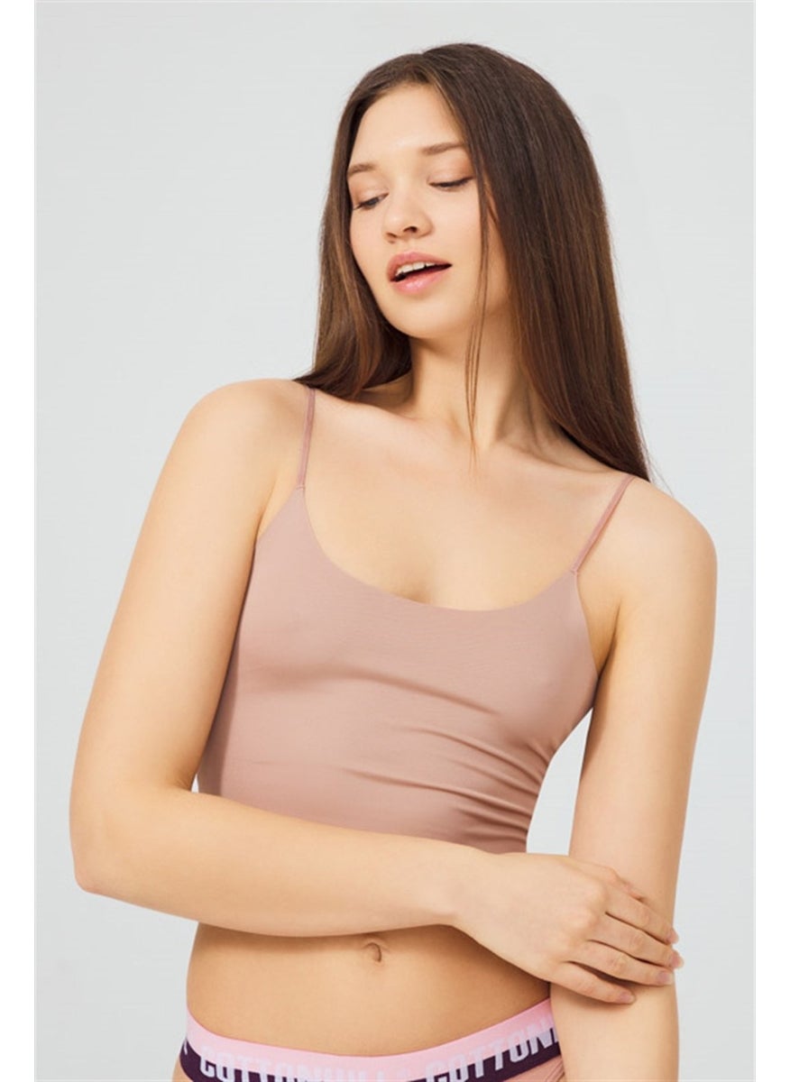COTTONHILL Adjustable Thin Straps Laser Cut Crop Bustier 5 Pack  - Image 2