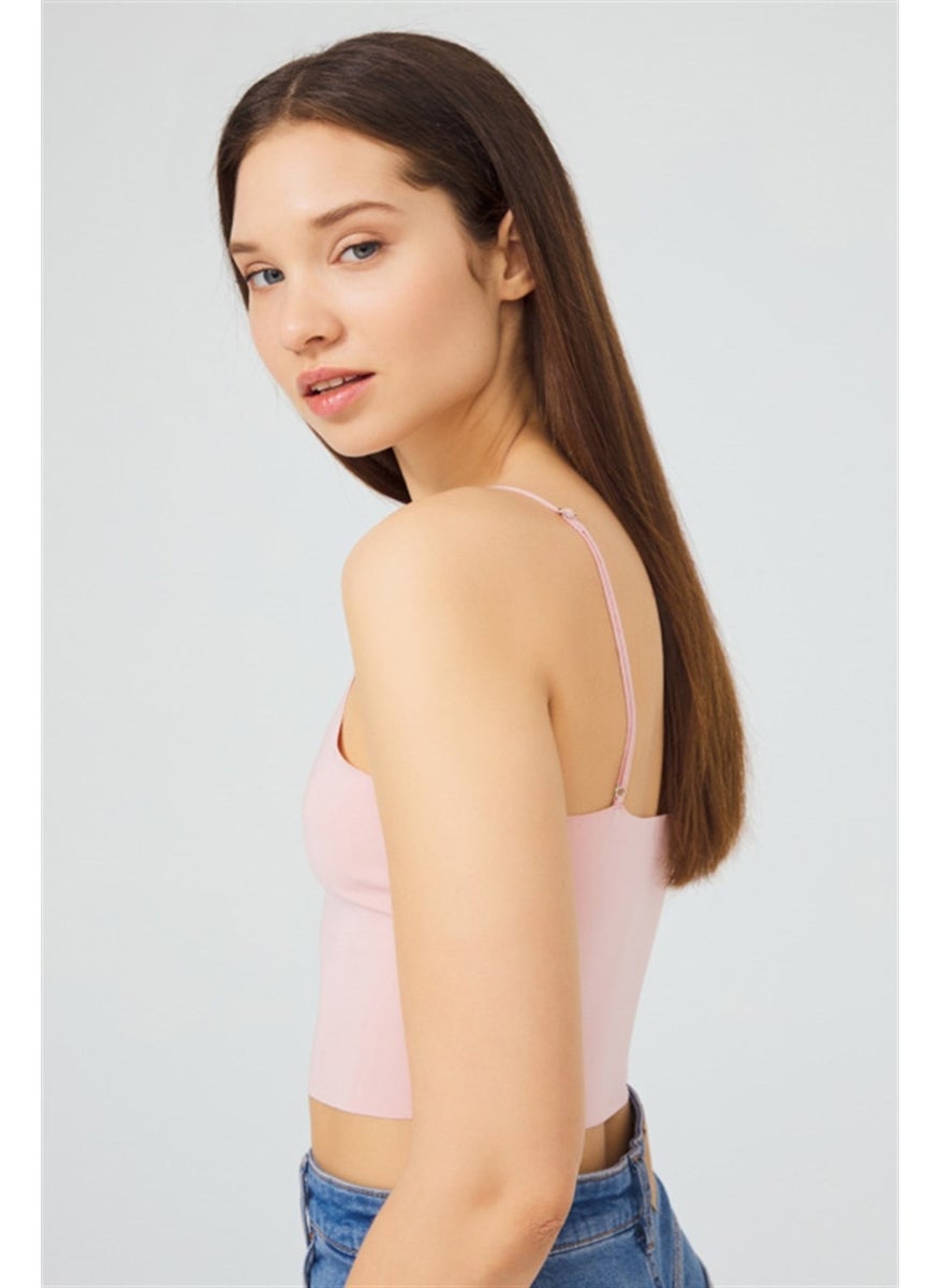 COTTONHILL Adjustable Thin Straps Laser Cut Crop Bustier 5 Pack  - Image 5