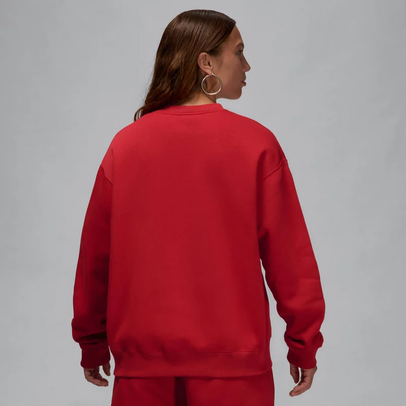 Jordan Red Women's Brooklyn Fleece Sweatshirt for Women | Best Price UAE