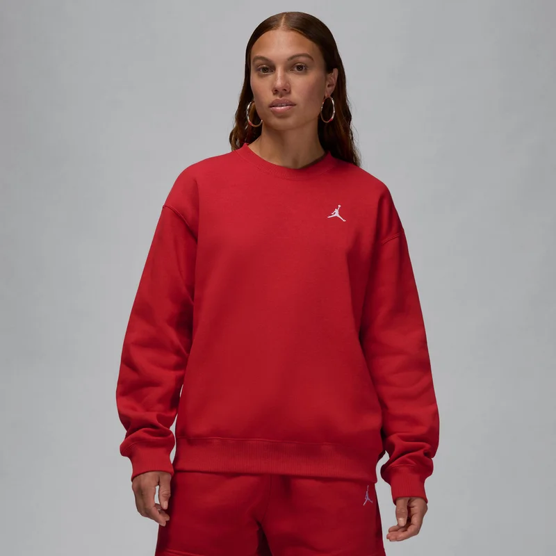 Jordan Red Women's Brooklyn Fleece Sweatshirt for Women | Best Price UAE