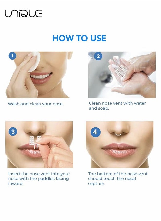 Unique - 8 Pcs Anti Snoring Device, Snore Stopper Nasal Dilators Snoring Solution, Comfortable Nasal Dilators to Relieve Snore for Better Sleep Sleeping Aid Sleep - Image 1