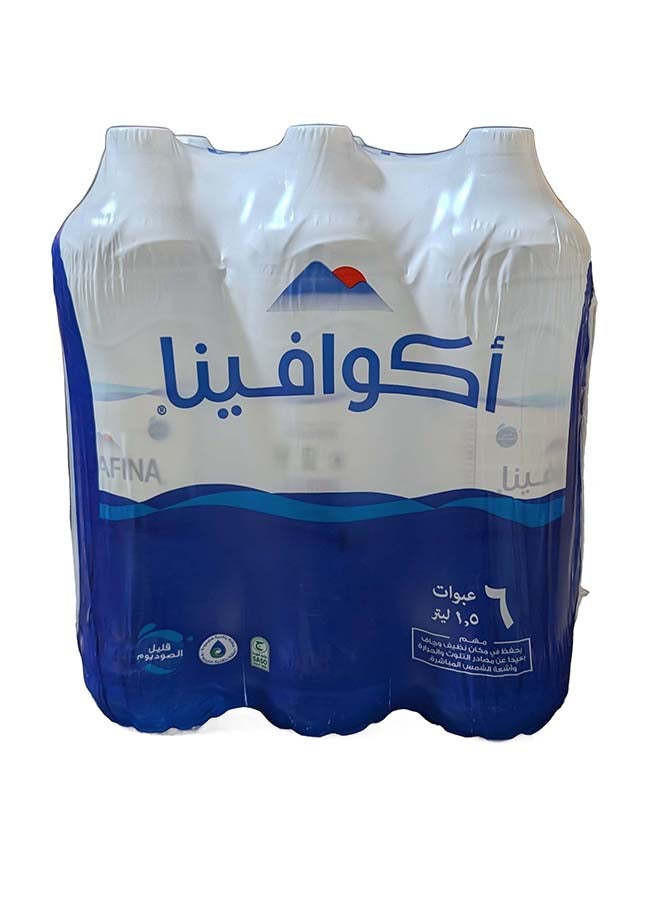 Aquafina Bottled Drinking Water 1.5L x6 - Image 2