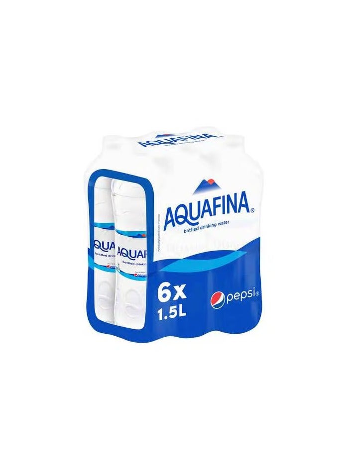 Aquafina Bottled Drinking Water 1.5L x6 - Image 1