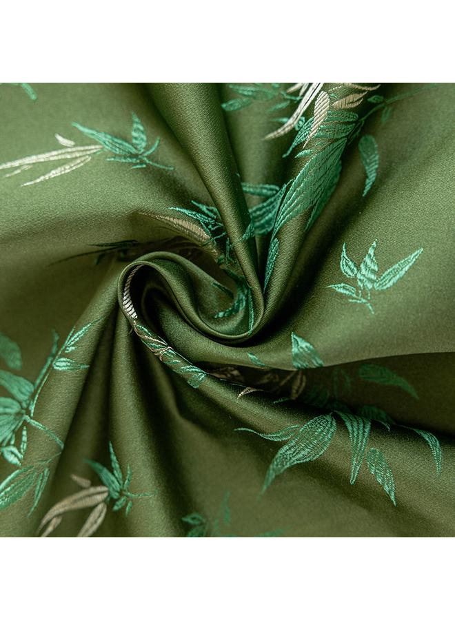 Bluejw Bamboo Pattern Classical Table Fabric Chinese Artistic Tablecloth Light Luxury Round Table Coffee Table Cover Retro Tassel Tablecloth - Image 4