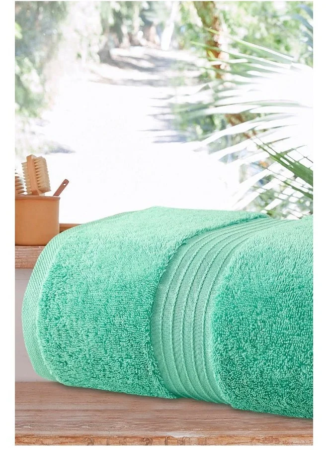 Bliss Casa 1-Piece Bath Sheets, 100% Combed Cotton 550 GSM Superior Quality Towels, Quick Dry Highly Absorbent, Thick, Soft and Hotel Bathroom Towels for Bath and Spa 90x180 cm Mint 80x190cm