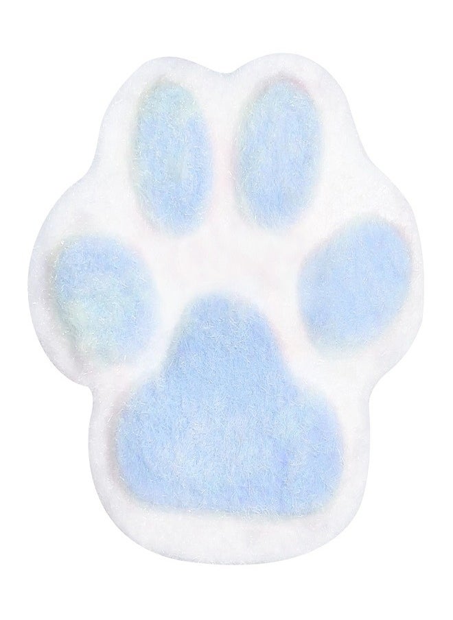 squishy Squishy Toy Cat Paw Stress Relieving Fidget Toy  Stress Toys for Kids Adults Gifts (Large Blue)  - Image 2