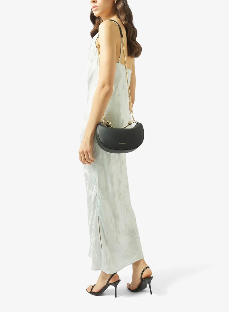 Strathberry Crescent Moon Mini Top Handle Bag