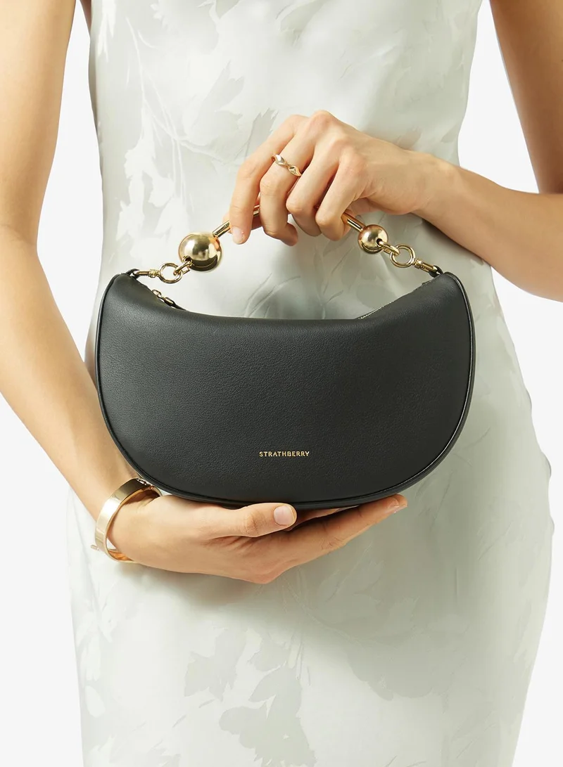 Strathberry Crescent Moon Mini Top Handle Bag