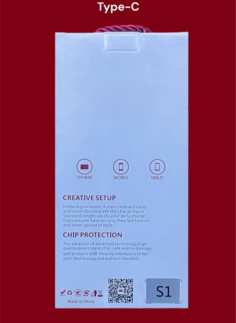 C idea S1 Type-C USB data cable 2.4A powerful safe and Reliable - Image 2