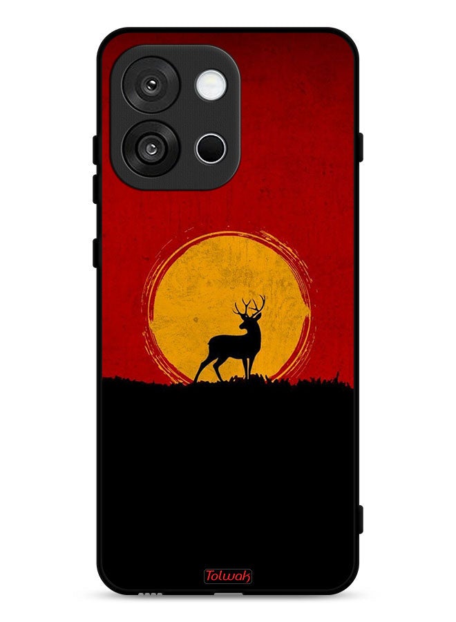 Tolwak OnePlus 13T Protective Case Cover Deer And Moon Artwork - Image 1