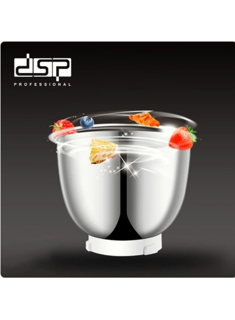 DSP Stand Mixer 1200W 5.5L stainless steel bowl KM3043  - Image 2