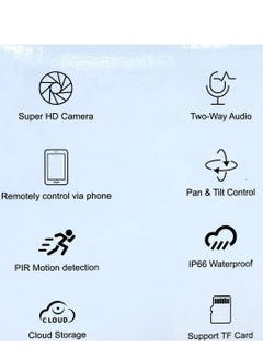 PROLAB prolab Solar camera with extended five meter cable ,support simcard  , two way audio and 360 motion  - Image 3