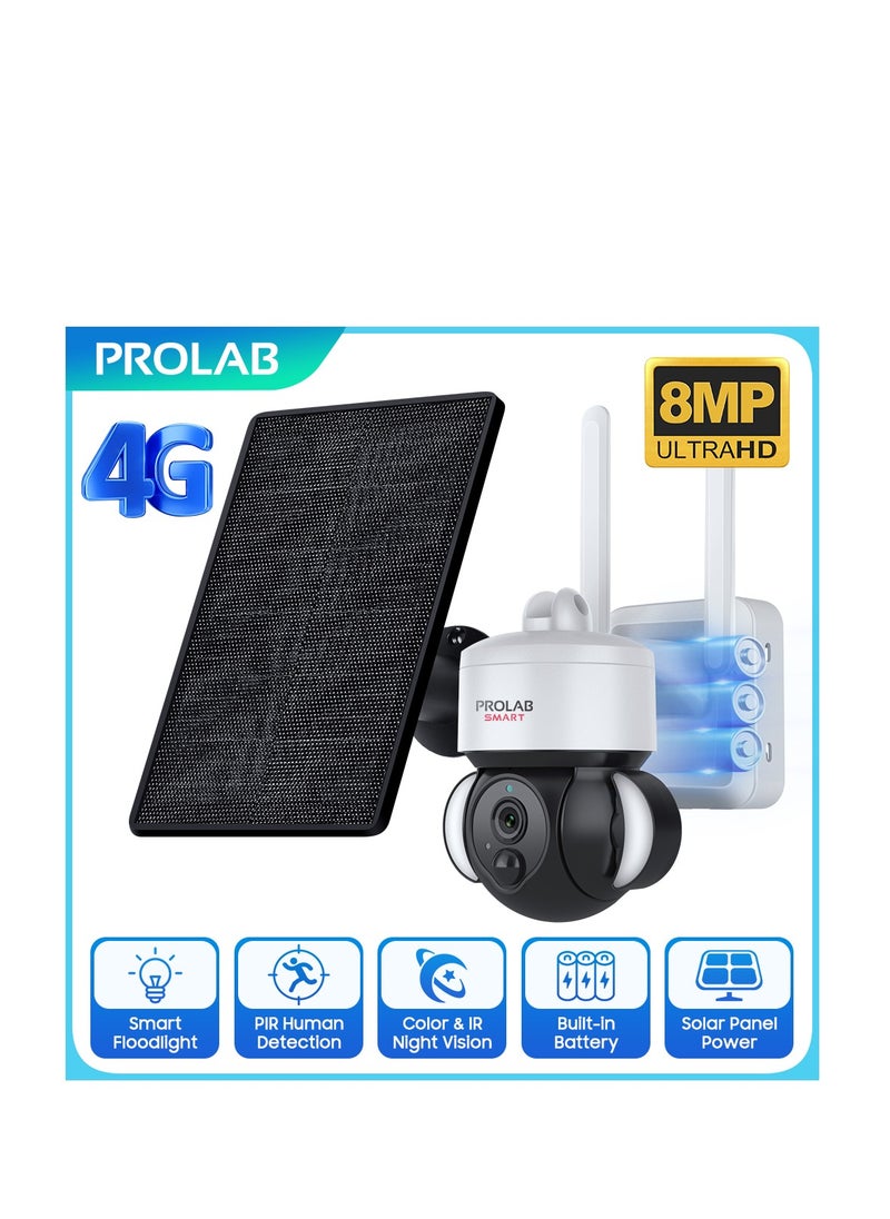 PROLAB prolab Solar camera with extended five meter cable ,support simcard  , two way audio and 360 motion  - Image 5