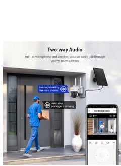 PROLAB prolab Solar camera with extended five meter cable ,support simcard  , two way audio and 360 motion  - Image 2