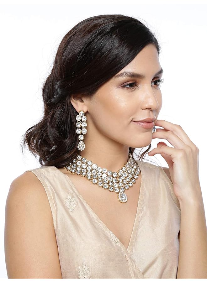 erorex Jewelery Set For Women Golden Zpfk8877 - Image 2