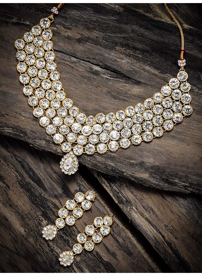 erorex Jewelery Set For Women Golden Zpfk8877 - Image 3