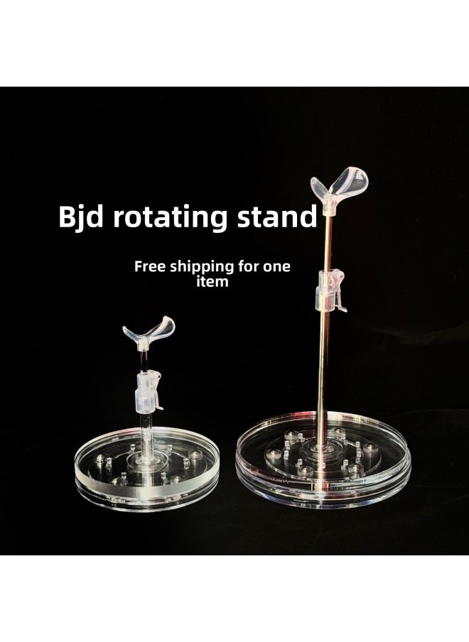 Generic - Six Branch Frame Fixed Handmade Mail B Rotating Transparent Bracket Dot 6 Points Display Standing Six 8 Points 4 Points 5 Points-Height:Stainless Steel - With Rotating Chassis Bracket - Large Size 4 Points - Image 1