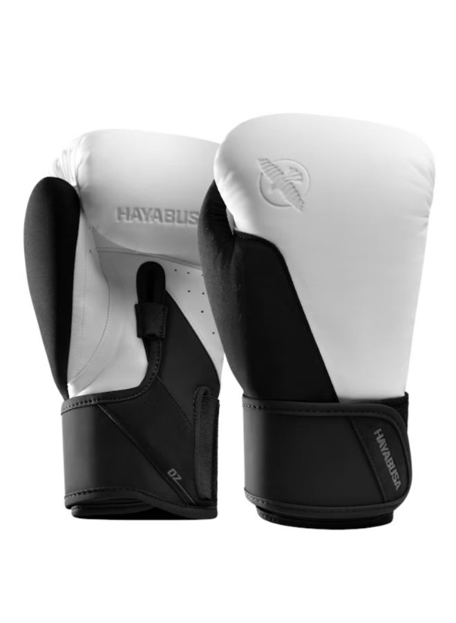 HAYABUSA T360 BOXING GLOVES WHITE/BLACK - Image 1