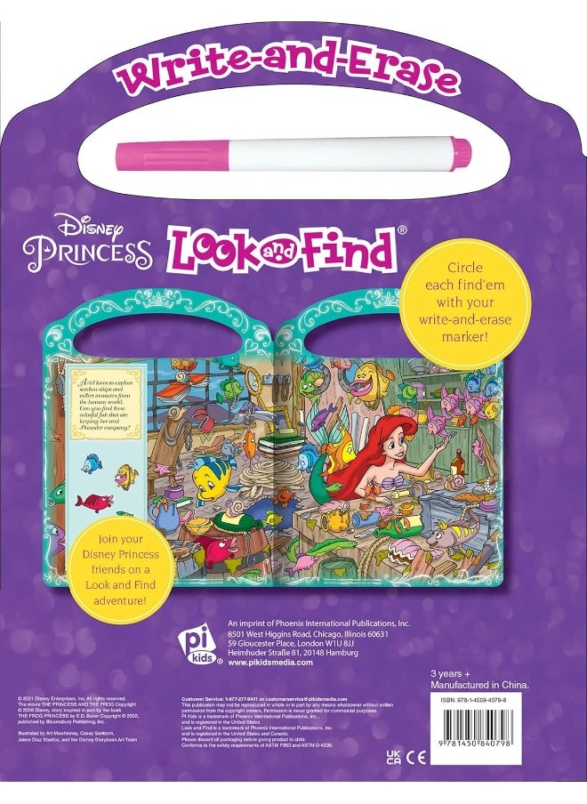 null - Disney Princess: Write-And-Erase Look and Find - Image 1