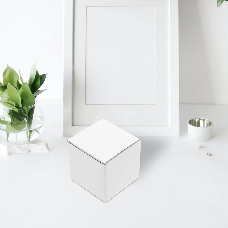 10Pcs White Corrugated Cardboard Mailing Boxes For Shipping Packing Storage - Image 5