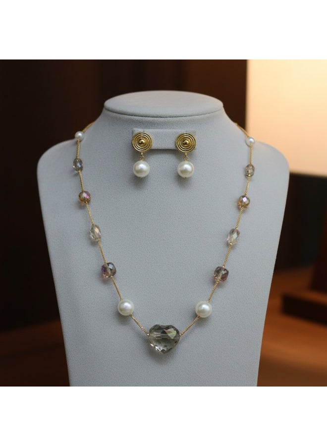 Pretty Precious Cubic Zirconia Mala Necklace for Women | Elegant CZ Beaded Long Necklace | Sparkling Fashion Jewellery for Parties & Special Occasions - Image 4