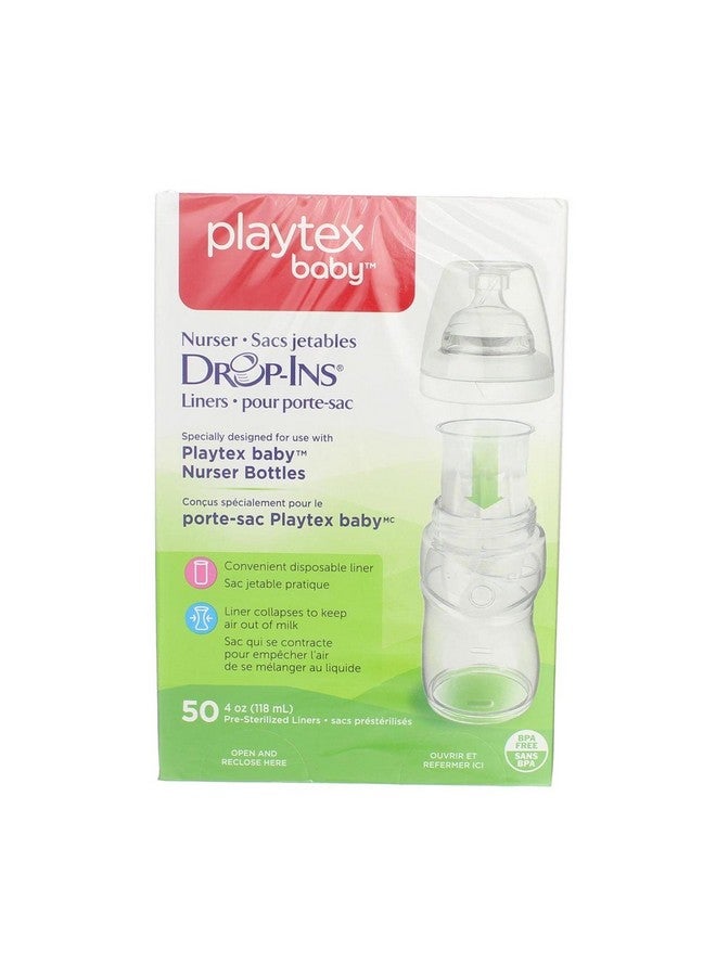 Playtex Drop-INS Liners (50) 4 oz - Image 1