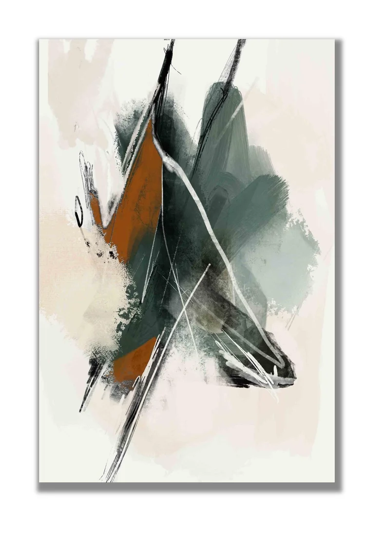 Drawdeck Green Abstract 04