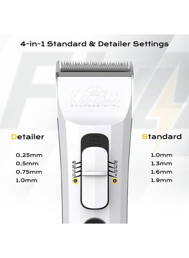 Kenchii Flash Digital Cordless Clipper Black - Image 4