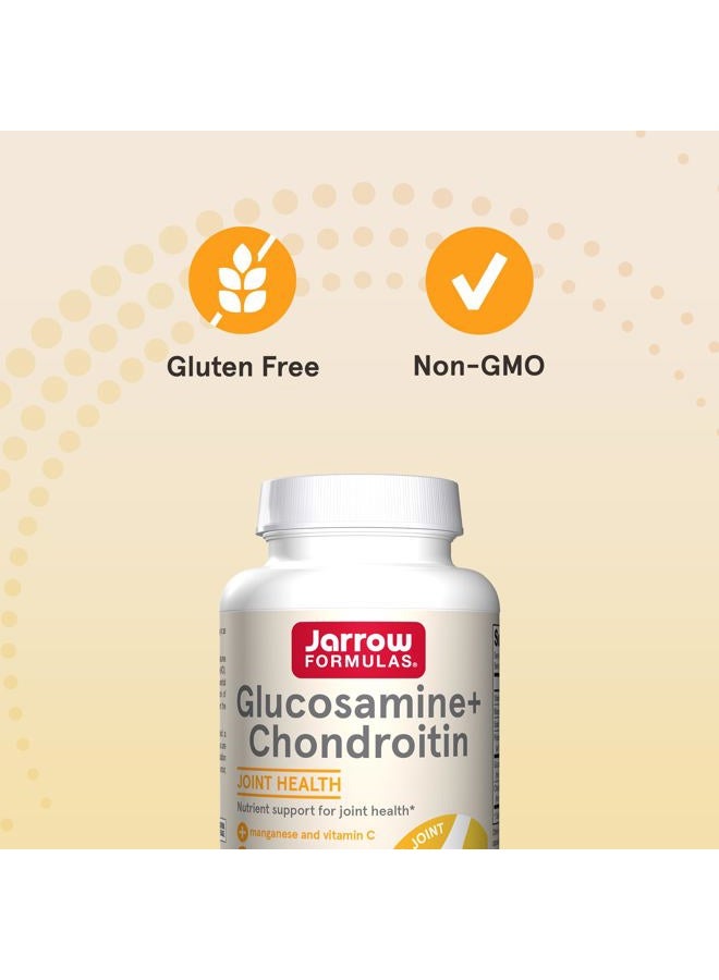 jarrow formulas Glucosamine + Chondroitin - 240 Capsules - Nutrient Support - Dietary Supplement for Joint Health - With Vitamin C & Manganese - 60 Servings - Image 5