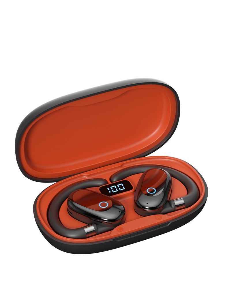 Generic New ear hanging earphones are painless and non bone conduction Bluetooth earphones with long battery life  - Image 1