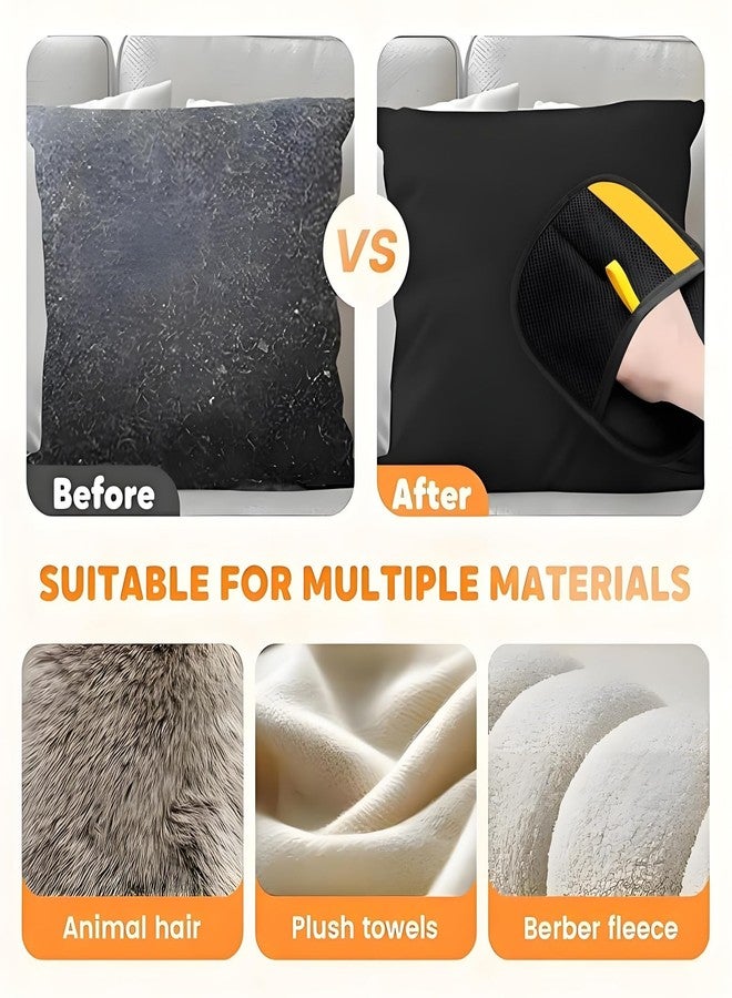 CLPCLP Pet Hair Removal Glove for Cats & Dogs, 2Pcs Newly Upgraded Electrostatic Pet Hair Remover Gloves, Reusable Magic Brush Pet Hair，Pet Hair Remover for Laundry, Sofas，Carpets，Clothing - Image 3