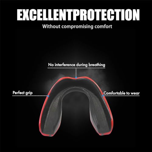 Proberos® Sports Mouth Guard, Mouthguard Teeth Guard High-density Moulded Mouthguard, Professional Sports Mouthguards for Boxing, Football, MMA, and More - Image 5
