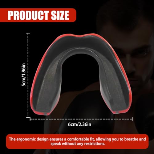 Proberos® Sports Mouth Guard, Mouthguard Teeth Guard High-density Moulded Mouthguard, Professional Sports Mouthguards for Boxing, Football, MMA, and More - Image 2