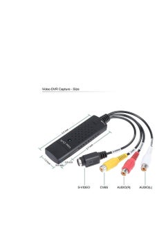 Ntech NTECH USB 2.0 Audio Video Capture Card, RCA to USB Converter Adapter VHS/VCR/USB/TV/Hi8/Game S Video to Digital DVD Converter, Support Vista/XP/Mac/OS/Windows 10/8.1/8/7) - Black  - Image 5