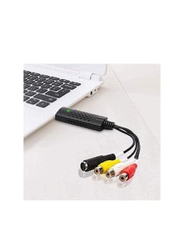 Ntech NTECH USB 2.0 Audio Video Capture Card, RCA to USB Converter Adapter VHS/VCR/USB/TV/Hi8/Game S Video to Digital DVD Converter, Support Vista/XP/Mac/OS/Windows 10/8.1/8/7) - Black  - Image 2