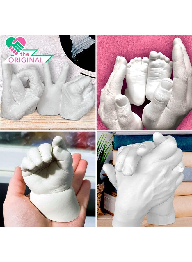 Casting Keepsakes Luna Bean Alginate Molding Powder Refill for Hand Casting Kit - Non-Toxic - Over 3 lb (1,500g) - for Anniversaries, Birthdays, Family Activities - Hand Casting Kit Couples - Image 3