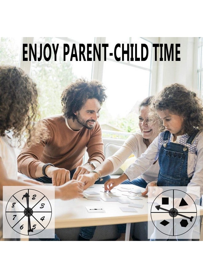 Hotusi Game Spinner Transparent Spinners Dry Erase Math Game Spinner with Rotating Arrow for Party Games and Teaching (15Pack) - Image 5