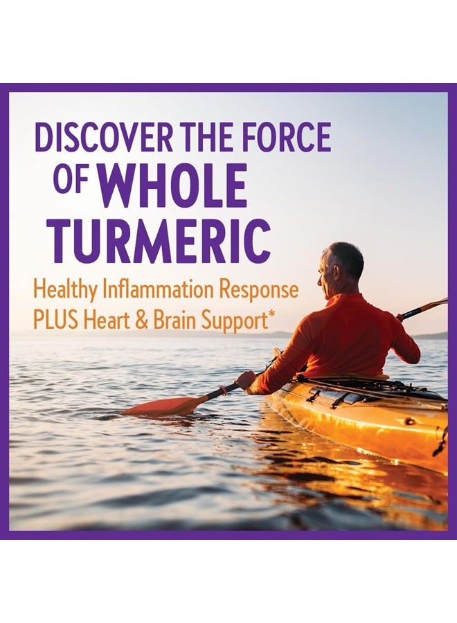 New Chapter مكمل الكركم، واحد يومياً، دعم القلب، الدماغ والالتهابات الصحية، كركم سوبر كريتيكال يعني لا حاجة للفلفل الأسود، غير معدّل وراثياً، خالي من الغلوتين - 60 حبة (إمداد لمدة شهرين) - Image 2