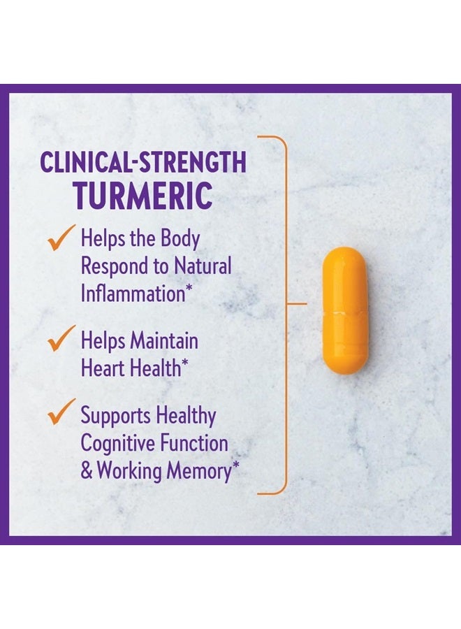 New Chapter مكمل الكركم، واحد يومياً، دعم القلب، الدماغ والالتهابات الصحية، كركم سوبر كريتيكال يعني لا حاجة للفلفل الأسود، غير معدّل وراثياً، خالي من الغلوتين - 60 حبة (إمداد لمدة شهرين) - Image 3