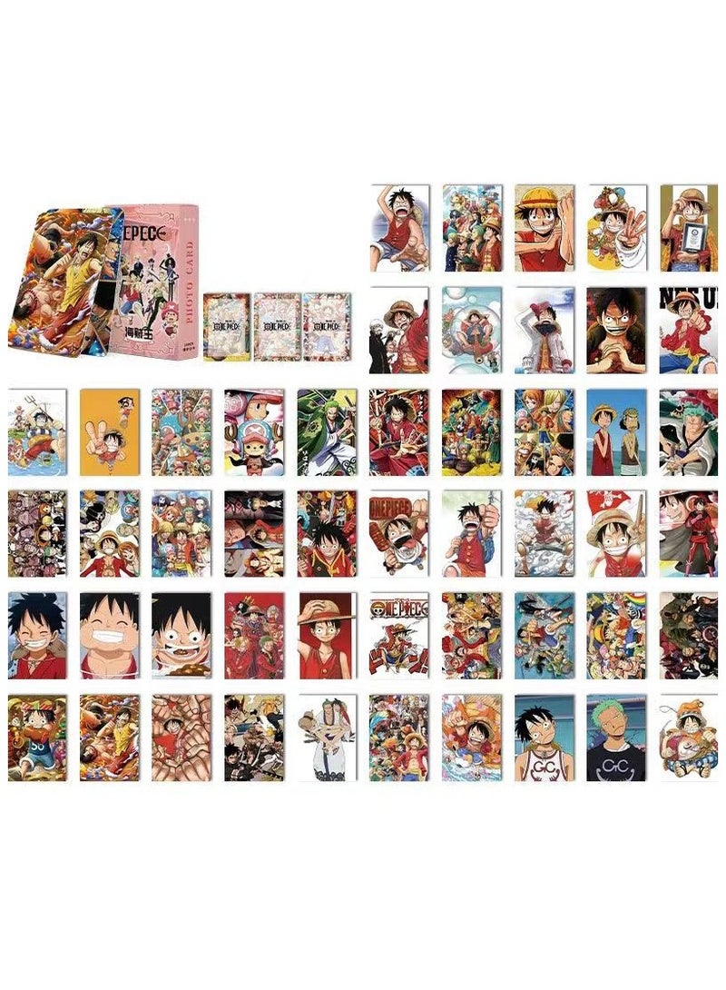 50-Piece Anime One Piece Photo Lomo Cards - Image 2