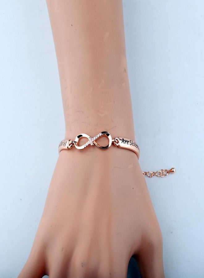 اكتاب سوار ديني مسيحي من أكتاب، مكتوب عليه "الأخوات المسيح أخوات مدى الحياة"، هدية مثالية للتعميد للنساء (سوار مسيحي). - Image 5