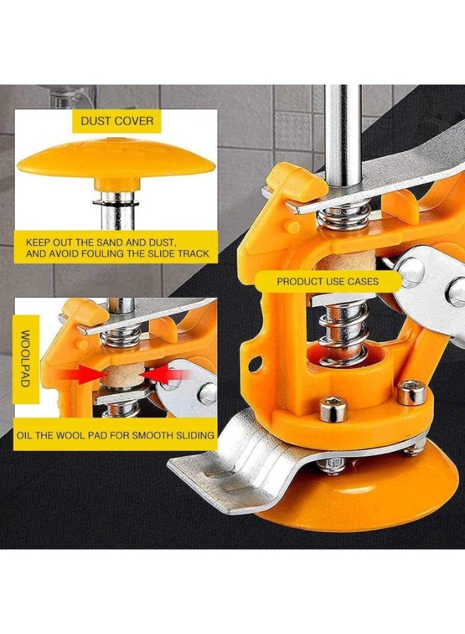 Tile Locator Wall Tile Regulator – Stainless Steel Height Level Adjuster Tool with 1–12cm Adjustment Range – Heavy-Duty 80KG Load Bearing Tile Installation Tool for Craftsmen - Image 5
