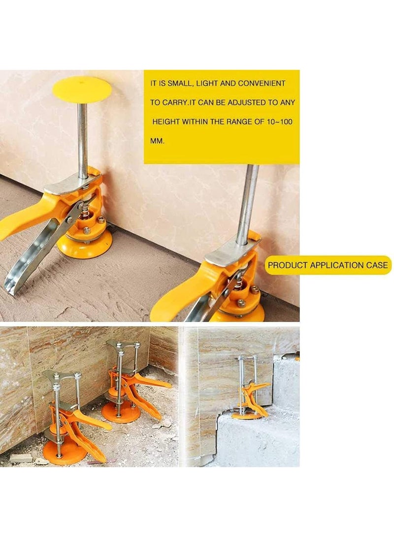 Tile Locator Wall Tile Regulator – Stainless Steel Height Level Adjuster Tool with 1–12cm Adjustment Range – Heavy-Duty 80KG Load Bearing Tile Installation Tool for Craftsmen - Image 2