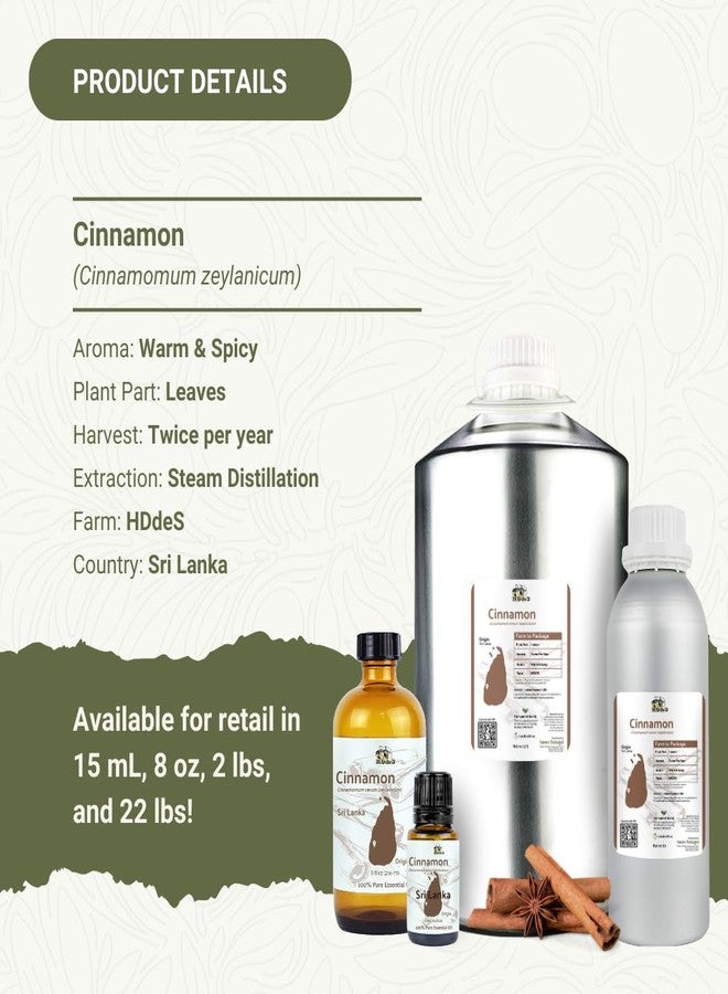 Nature Packaged Cinnamon Essential Oil - Direct from Sri Lankan Essential Oils - 100% Pure - Natural Aceite de Canela for Aromatherapy & Wellness - Premium Grade - 15ml - Image 5