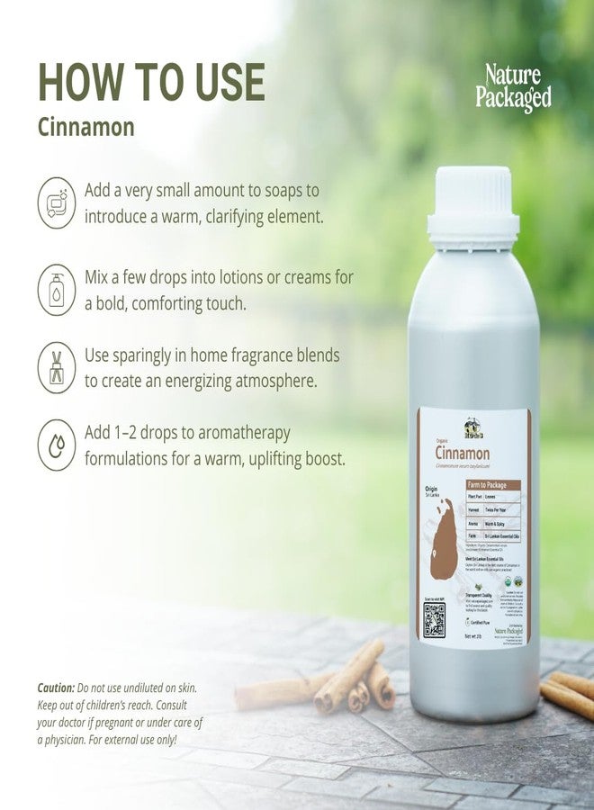 Nature Packaged Cinnamon Essential Oil - Direct from Sri Lankan Essential Oils - 100% Pure - Natural Aceite de Canela for Aromatherapy & Wellness - Premium Grade - 15ml - Image 4