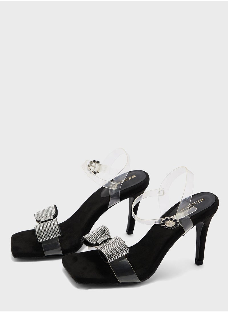 MENBUR - Open Toe Strap High Heel Sandals - Image 1