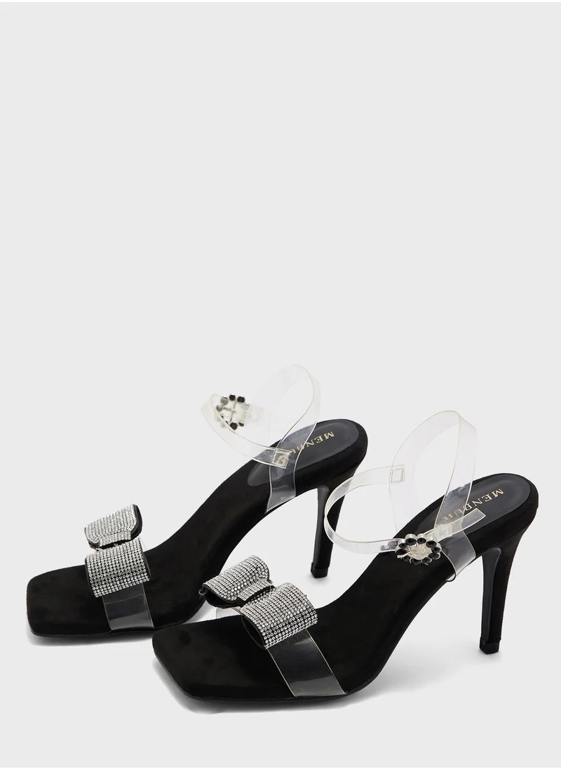 منبور Open Toe Strap High Heel Sandals